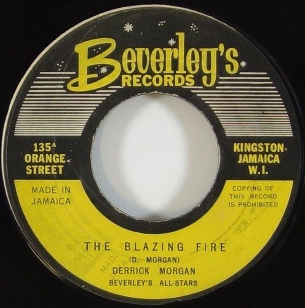 Beverley’s All Stars – The Blazing Fire / Edmarine (1963) Vinyl Album 7″