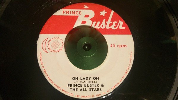 Prince Buster – Oh Lady Oh (1969) Vinyl 7″